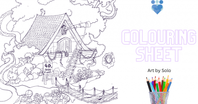 colouring sheet banner