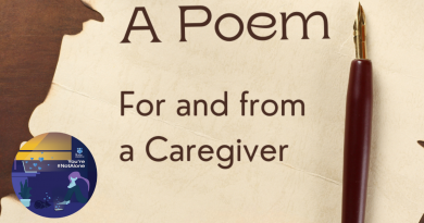 Text reads Poem For and From a Caregiver